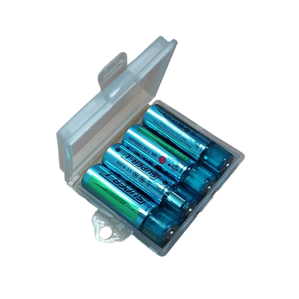 🔋 بطارية ليثيوم أيون قابلة للشحن 1.5V AA – مصغّرة، USB