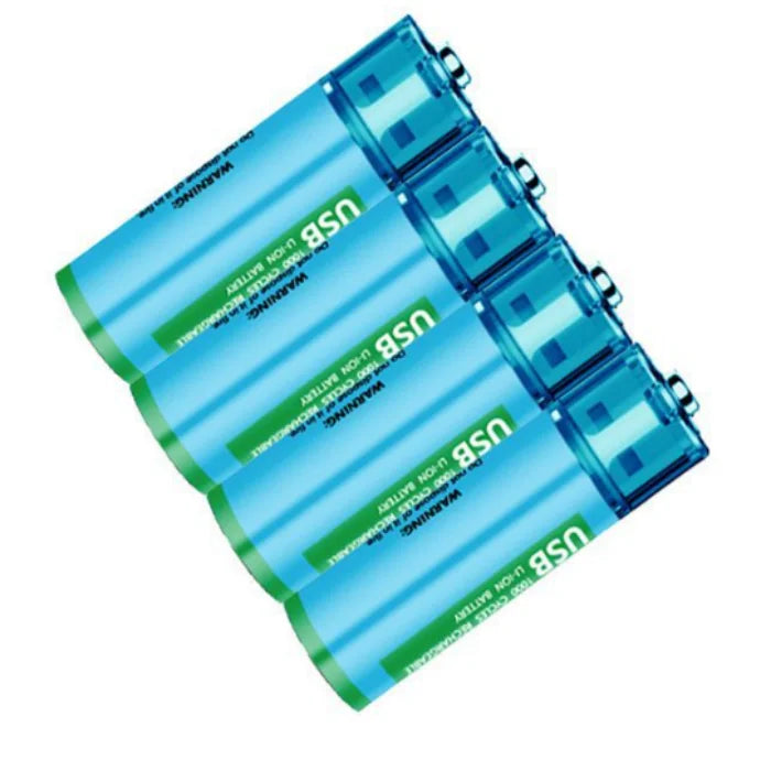 🔋 بطارية ليثيوم أيون قابلة للشحن 1.5V AA – مصغّرة، USB