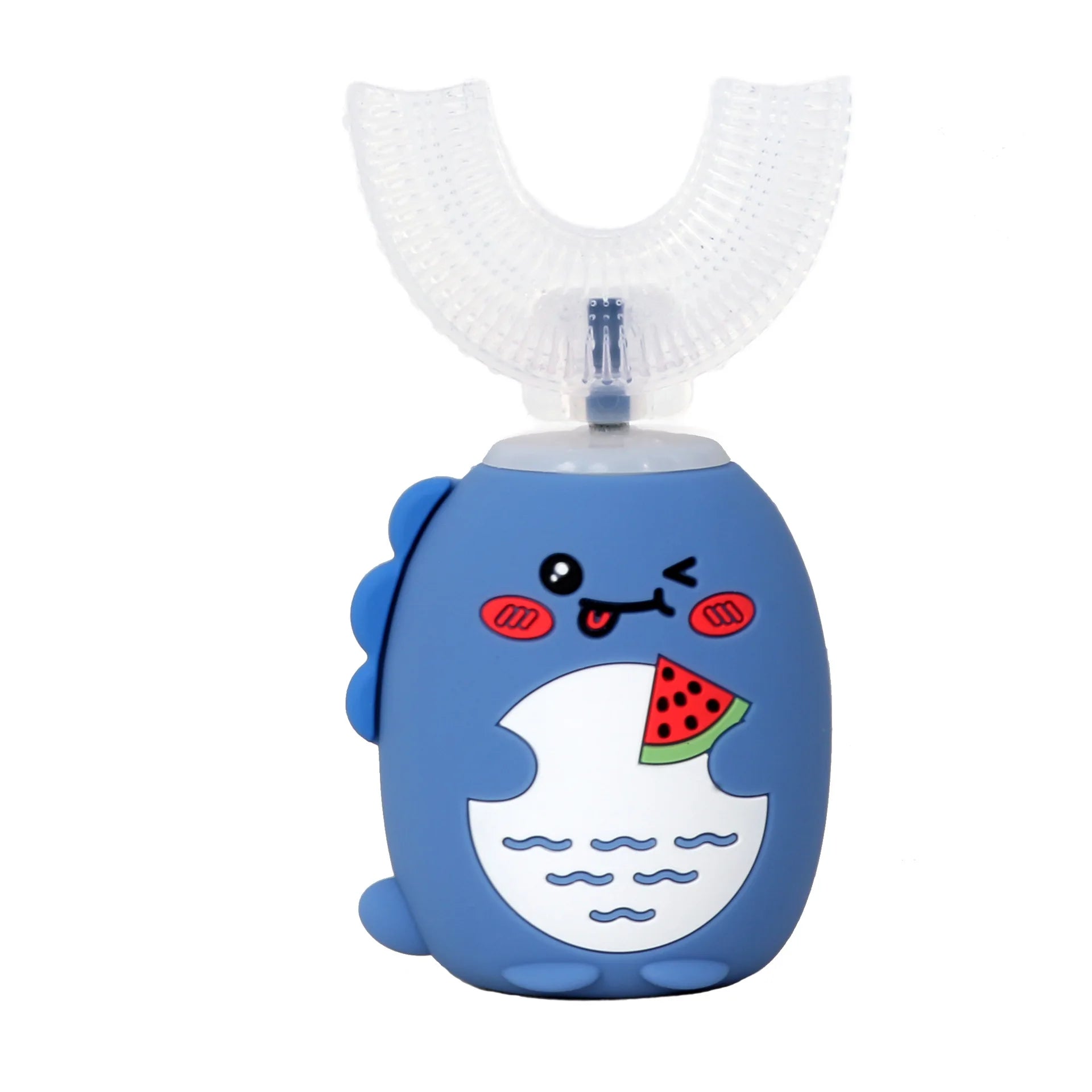 🪥 فرشاة أسنان كهربائية على شكل حرف U للأطفال – تصميم كرتوني لطيف